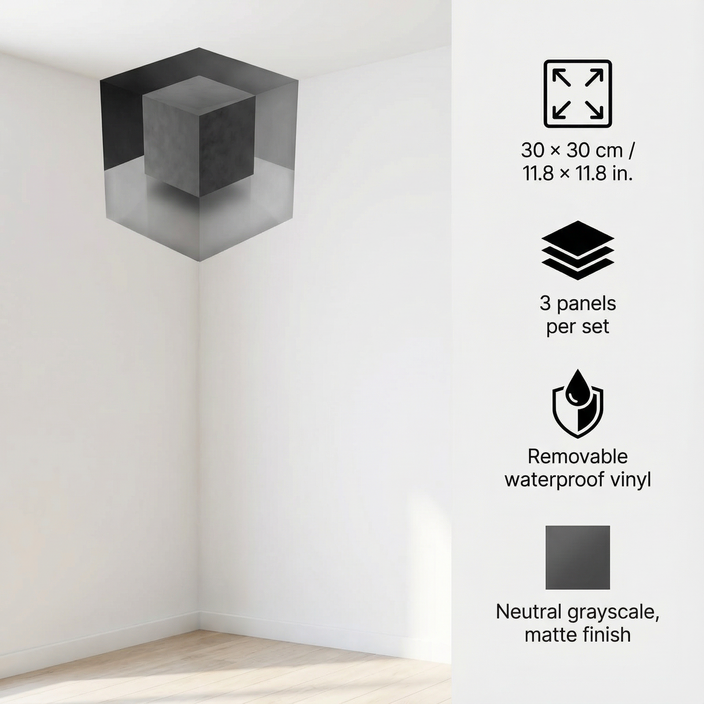 NOVA Corners - 3D Illusion Wall Art For Empty Corners