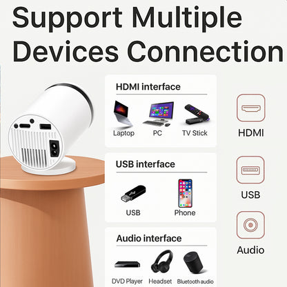 Y5S Mini Projector HD Projector Mobile Cinema